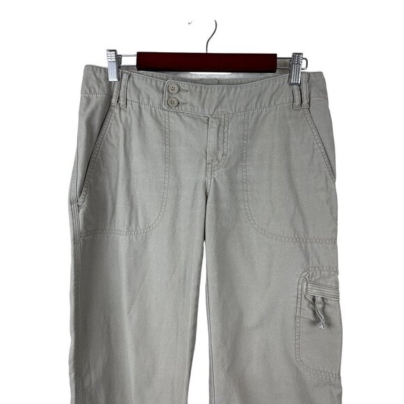 The North Face Libra AV2U Roll Up Cargo Hiking Pants Tan Women's Size 6 - Picture 2 of 14